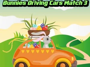 Bunnies Driving Cars Match 3